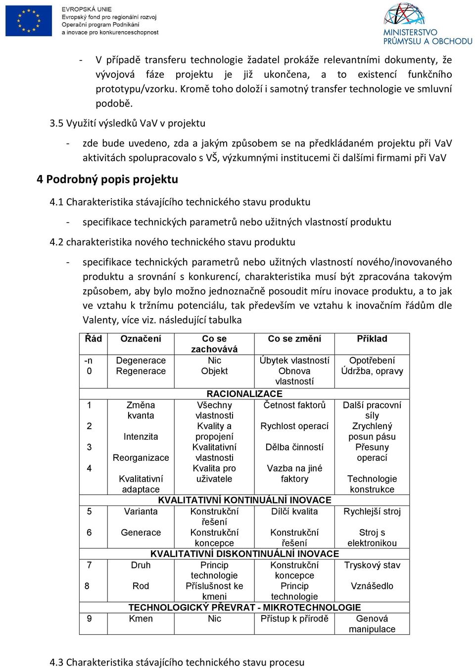 5 Využití výsledků VaV v projektu - zde bude uvedeno, zda a jakým způsobem se na předkládaném projektu při VaV aktivitách spolupracovalo s VŠ, výzkumnými institucemi či dalšími firmami při VaV 4