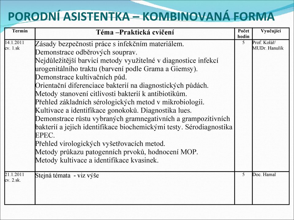 Orientační diferenciace bakterií na diagnostických půdách. Metody stanovení citlivosti bakterií k antibiotikům. Přehled základních sérologických metod v mikrobiologii.