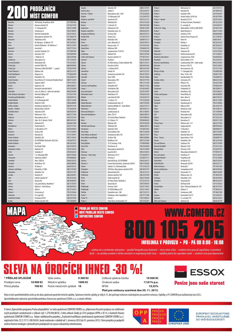 U dálnice 777 547 24 39 25 Brno Galerie Vaňkovka - Ve Vaňkovce 1 543 21 21 87 Bruntál 1 Jesenická 1 554 77 73 24 Bučovice náměstí Svobody 215 517 38 07 06 Bzenec Zámecká 1567 518 38 69 99 Čáslav J.