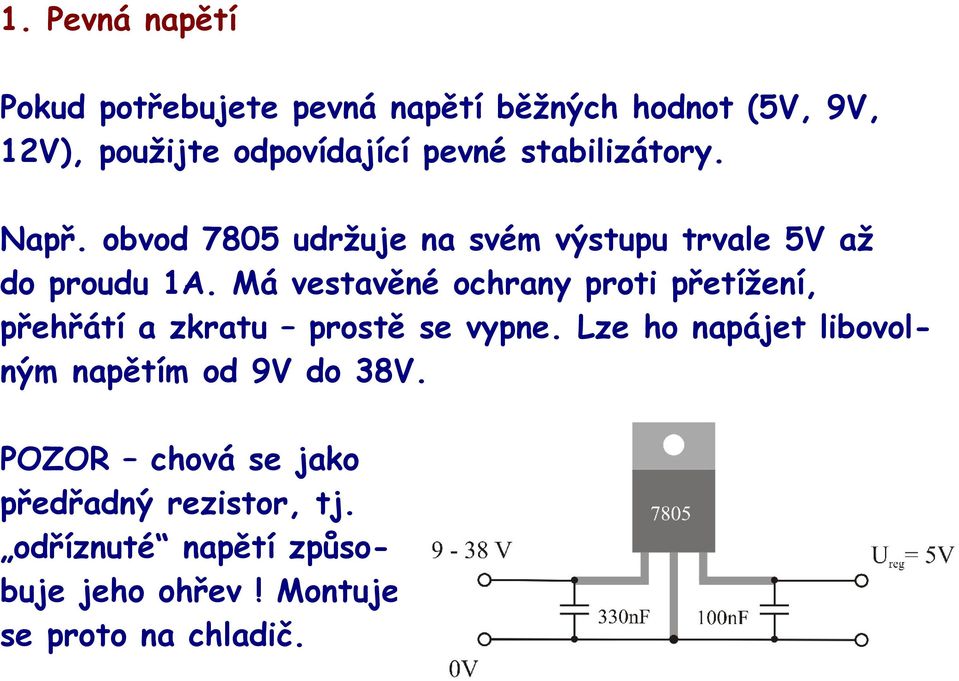 STABILIZACE PROUDU A NAPĚTÍ - PDF Free Download