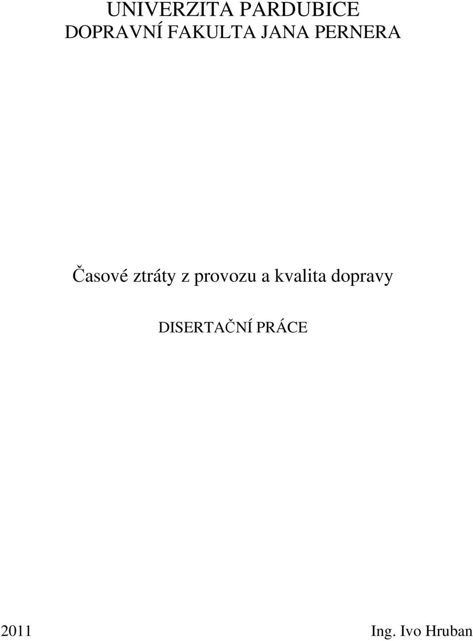 PERNERA DISERTAČNÍ
