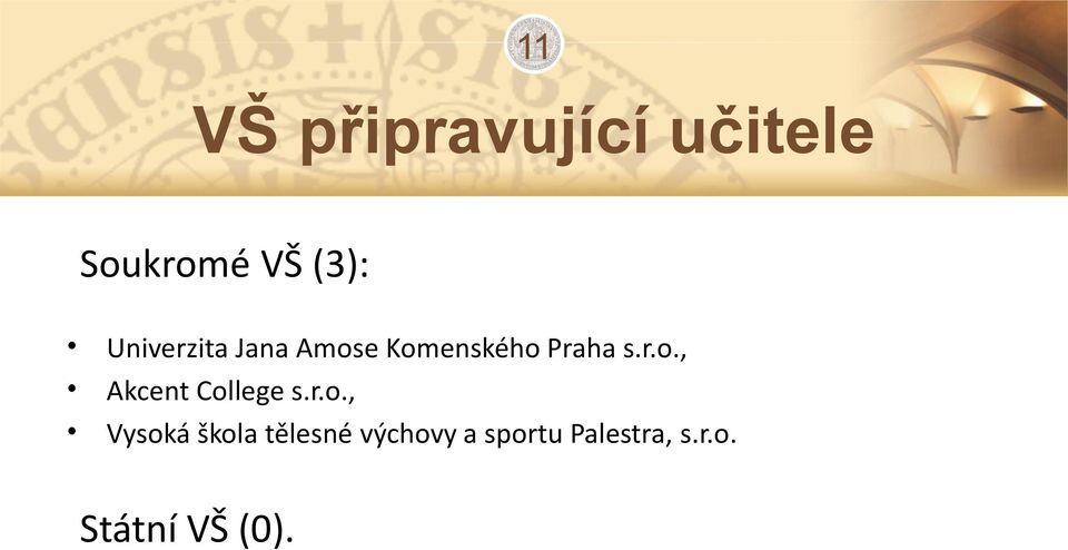 r.o., Vysoká škola tělesné výchovy a sportu