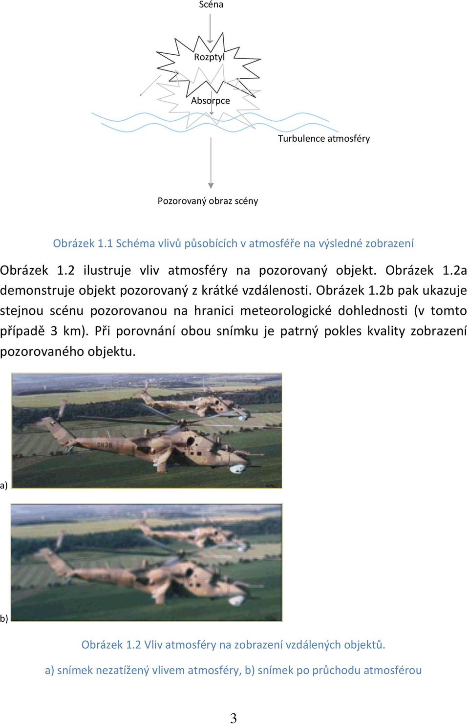 2a demostruje objekt pozorovaý z krátké vzdáleosti. Obrázek 1.