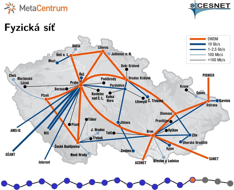 Kostelec nad Č. L. Kutná Hora Pardubice Hradec Králové Č.