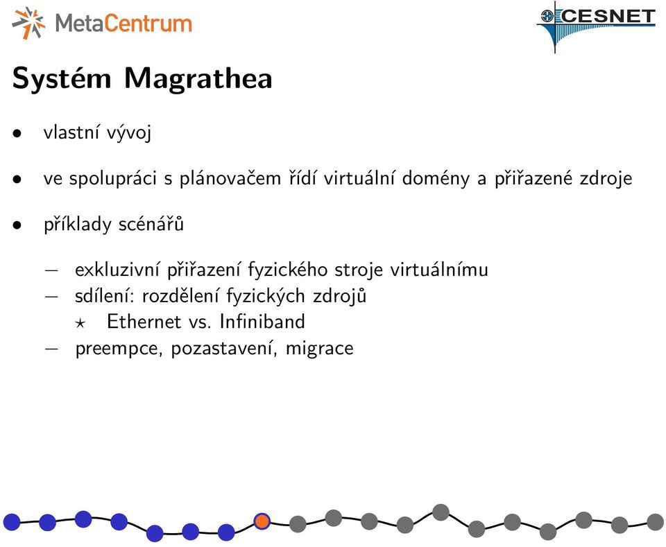 přiřazení fyzického stroje virtuálnímu sdílení: rozdělení