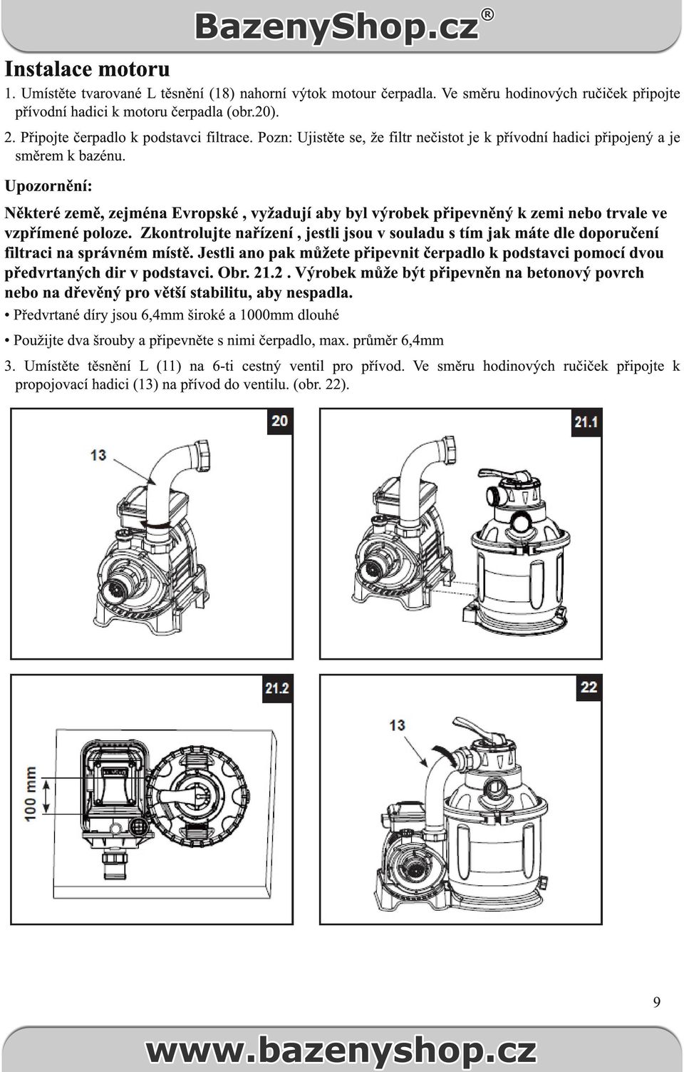 PÍSKOVÁ FILTRACE INTEX Krystal clear 4m3/h - PDF Stažení zdarma