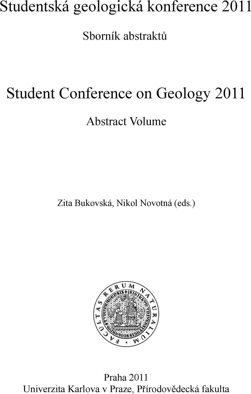 Abstract Volume Zita Bukovská, Nikol Novotná (eds.