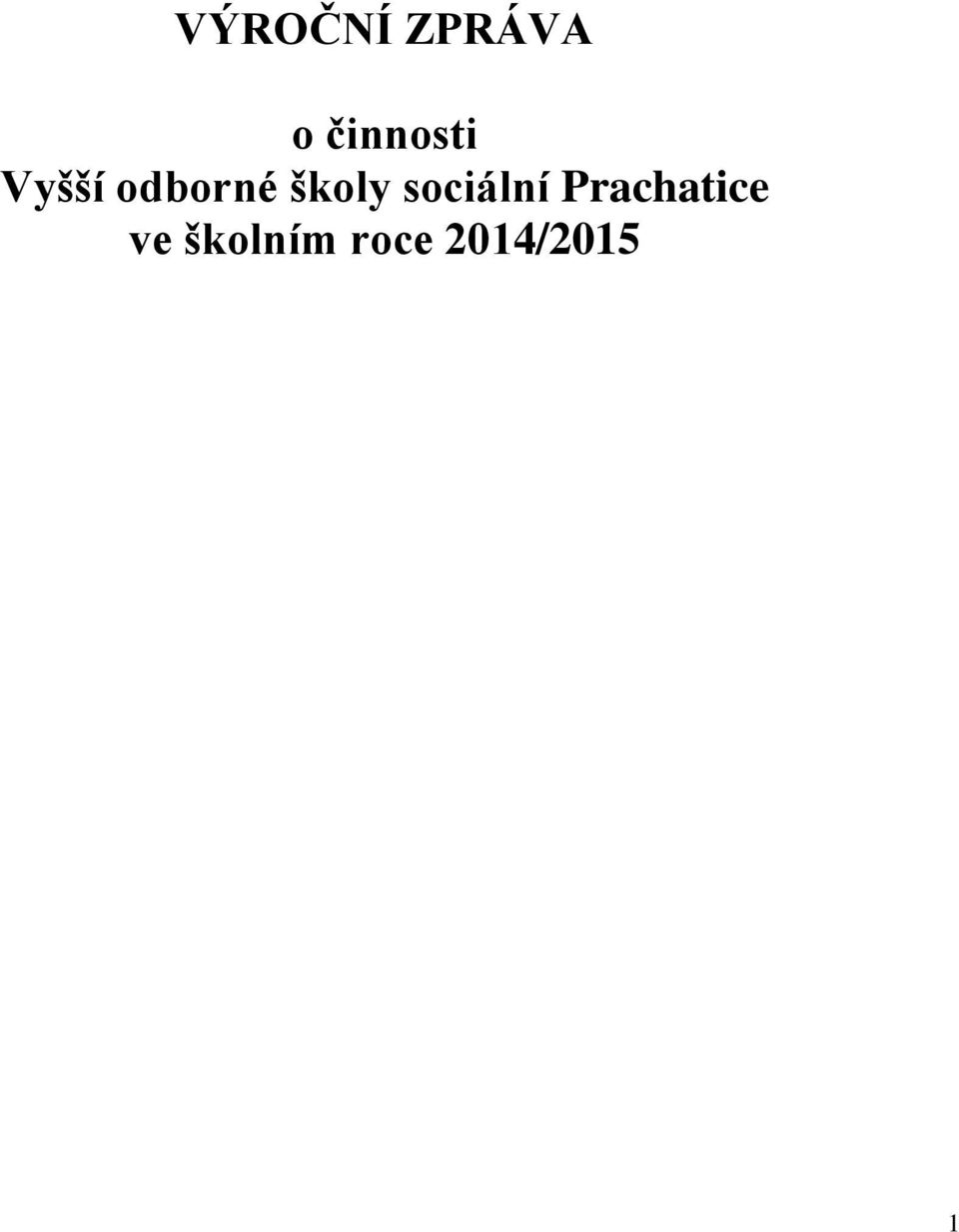 školy sociální