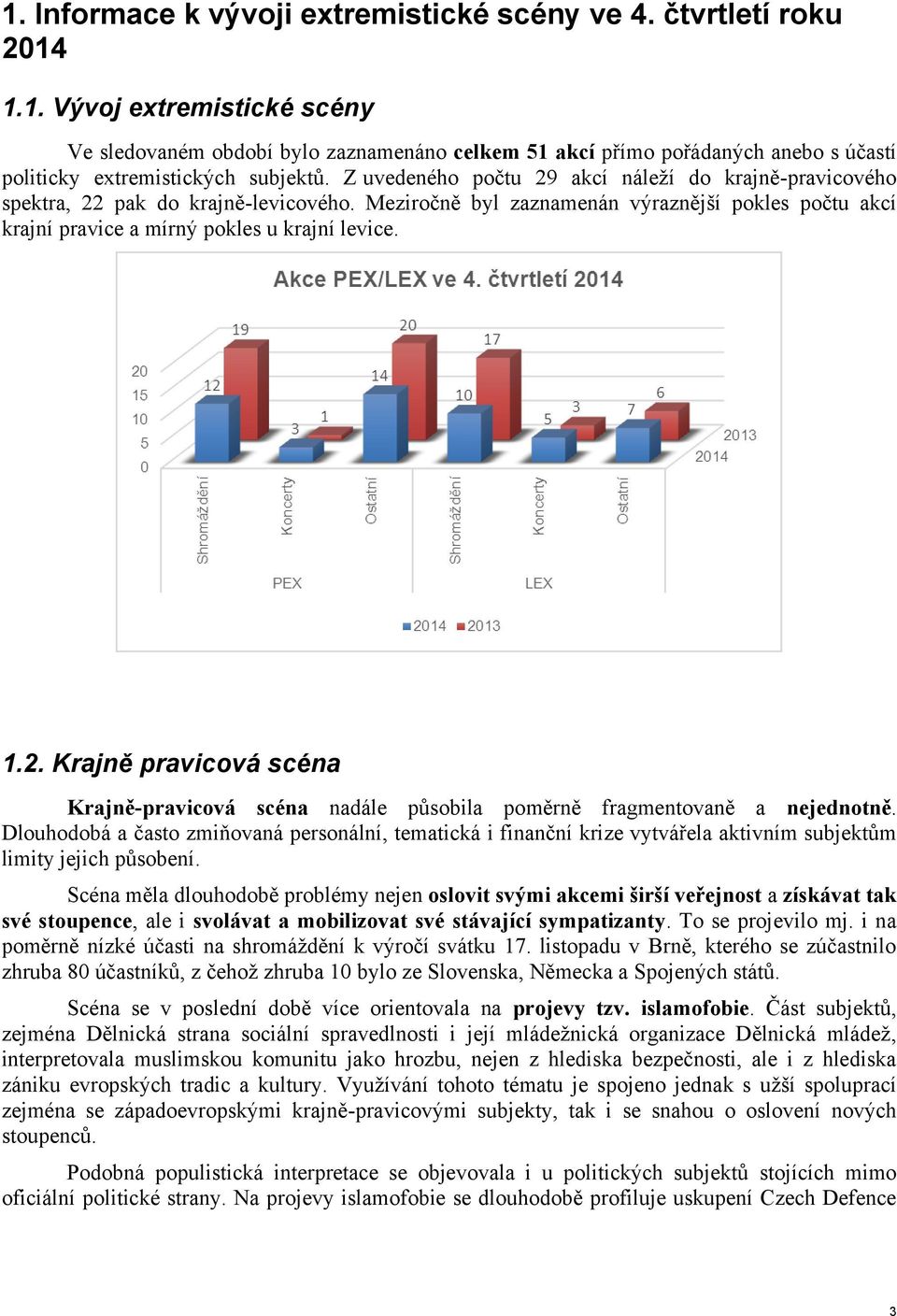 Dlouhodobá a často zmiňovaná personální, tematická i finanční krize vytvářela aktivním subjektům limity jejich působení.