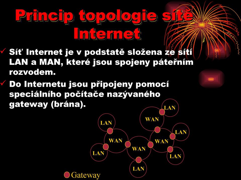 Do Internetu jsou připojeny pomocí speciálního počítače