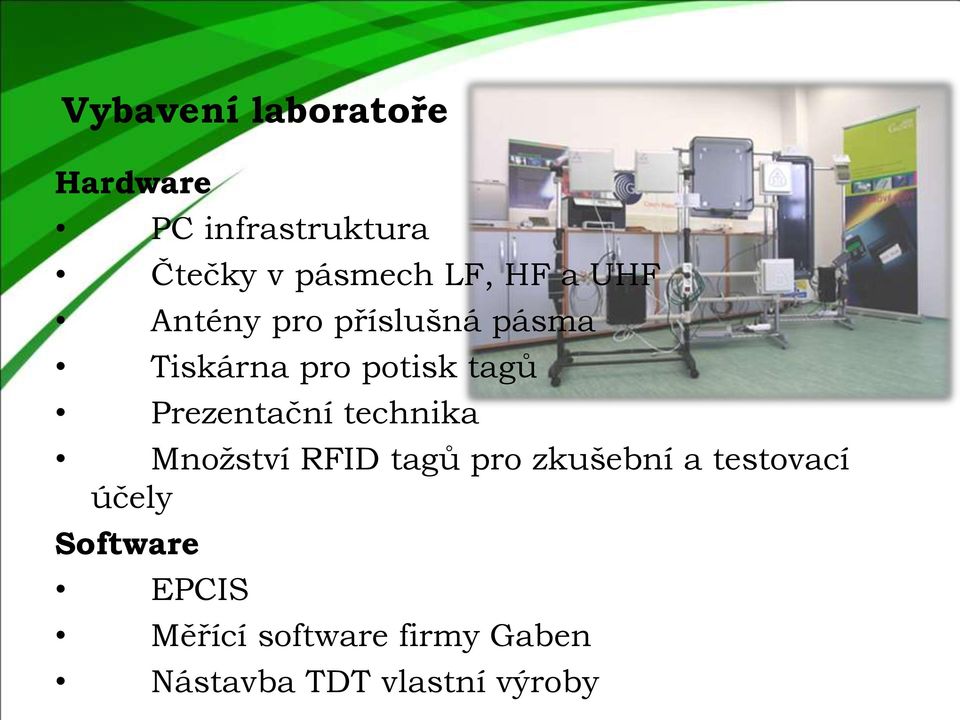 Prezentační technika Množství RFID tagů pro zkušební a testovací