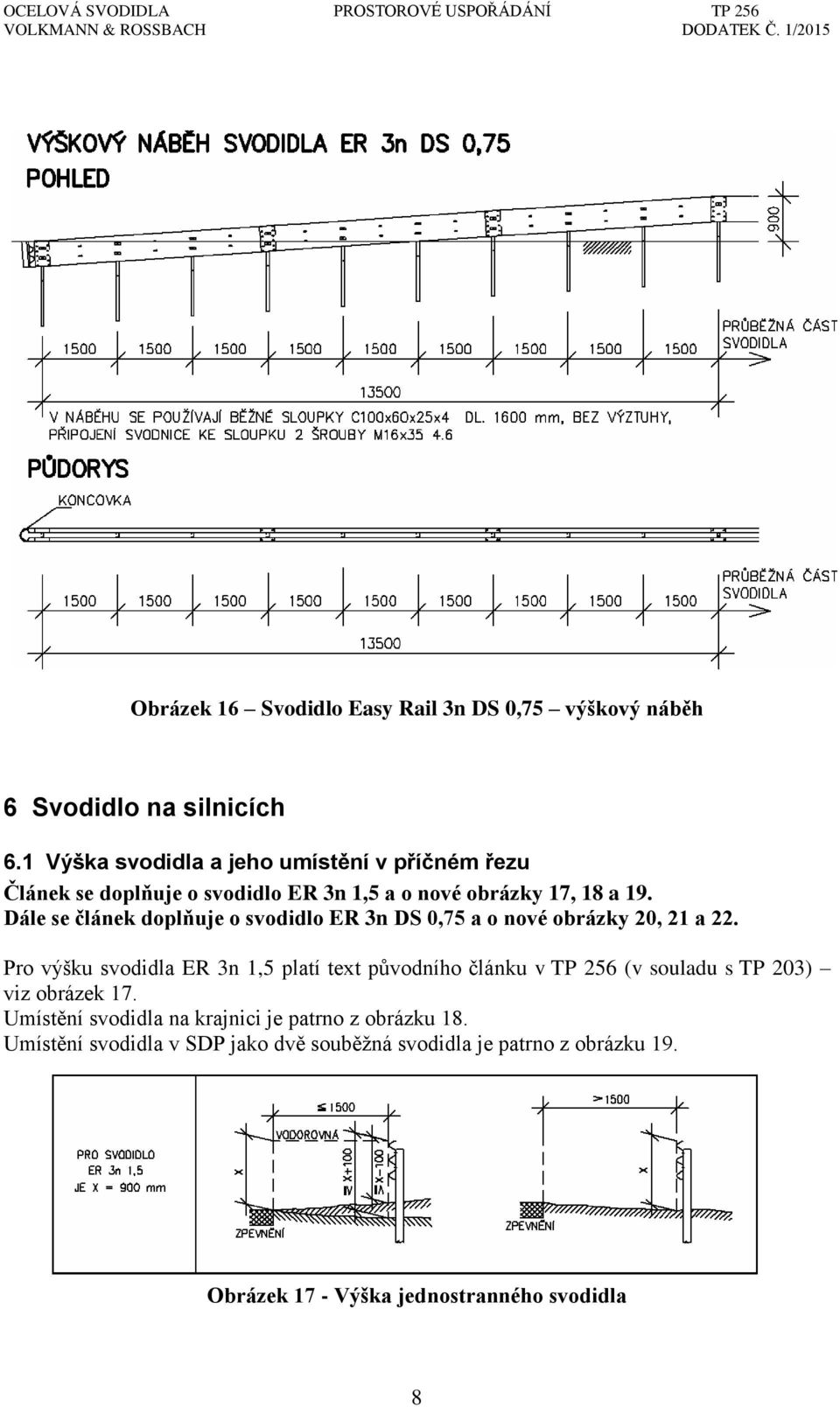 Dále se článek doplňuje o svodidlo ER 3n DS 0,75 a o nové obrázky 20, 21 a 22.