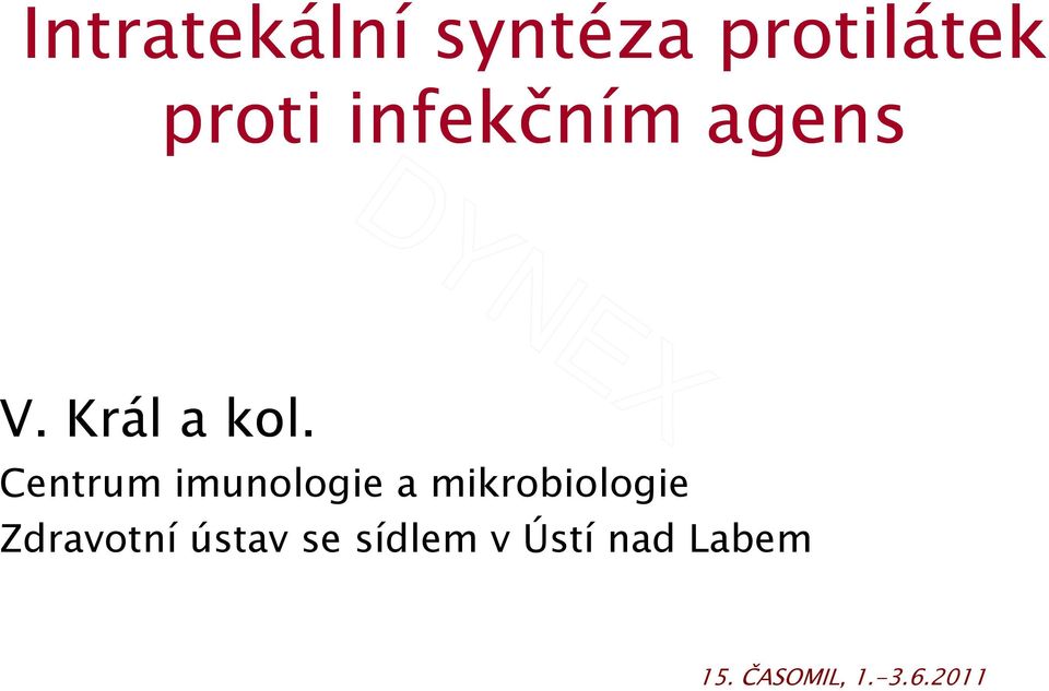 Centrum imunologie a mikrobiologie