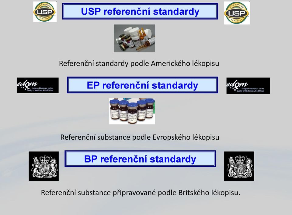 substance podle Evropského lékopisu BP referenční