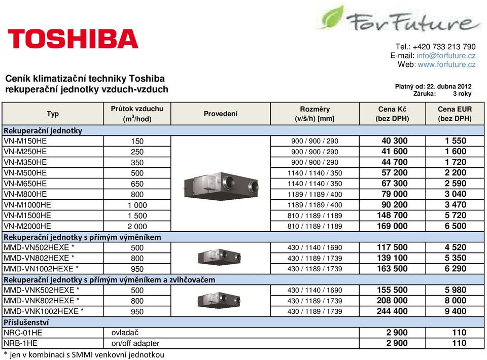 900 / 290 44 700 1 720 VN-M500HE 500 1140 / 1140 / 350 57 200 2 200 VN-M650HE 650 1140 / 1140 / 350 67 300 2 590 VN-M800HE 800 1189 / 1189 / 400 79 000 3 040 VN-M1000HE 1 000 1189 / 1189 / 400 90 200