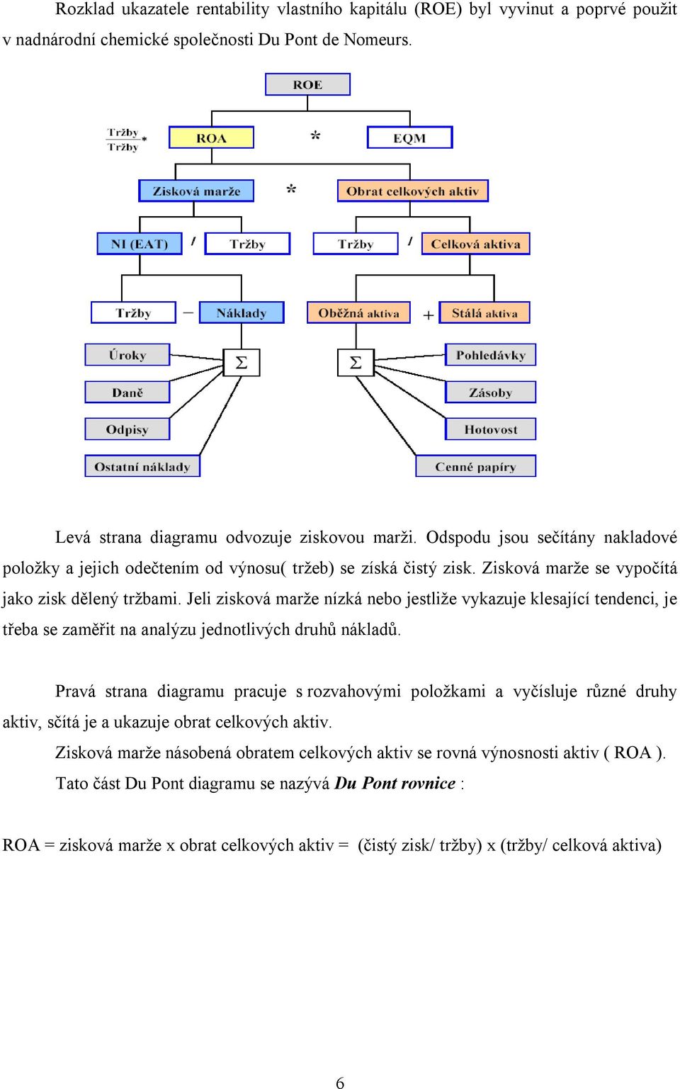 Jeli zisková marže nízká nebo jestliže vykazuje klesající tendenci, je třeba se zaměřit na analýzu jednotlivých druhů nákladů.