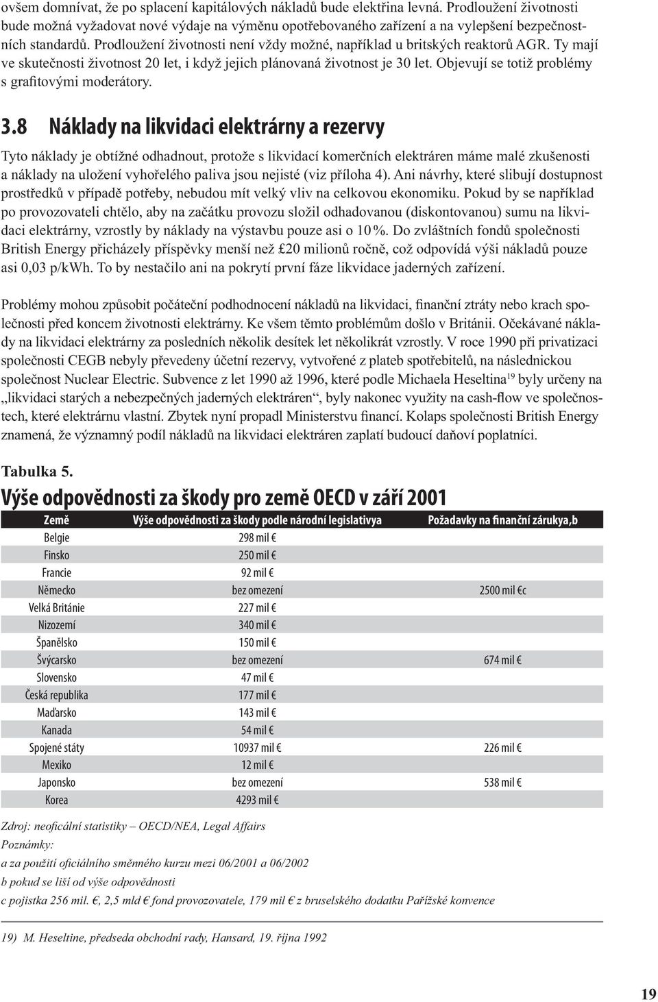 Prodloužení životnosti není vždy možné, například u britských reaktorů AGR. Ty mají ve skutečnosti životnost 20 let, i když jejich plánovaná životnost je 30 let.