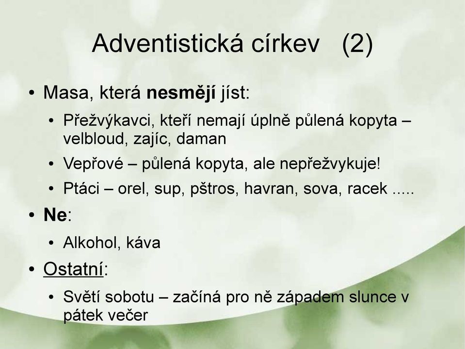 ale nepřežvykuje! Ptáci orel, sup, pštros, havran, sova, racek.