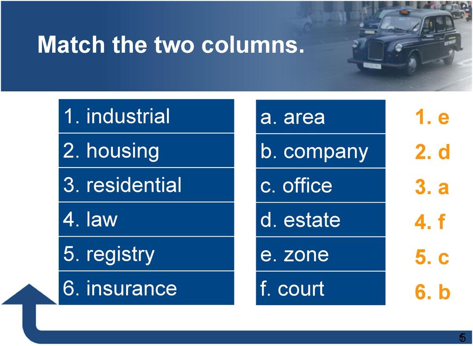 insurance a. area b. company c. office d.