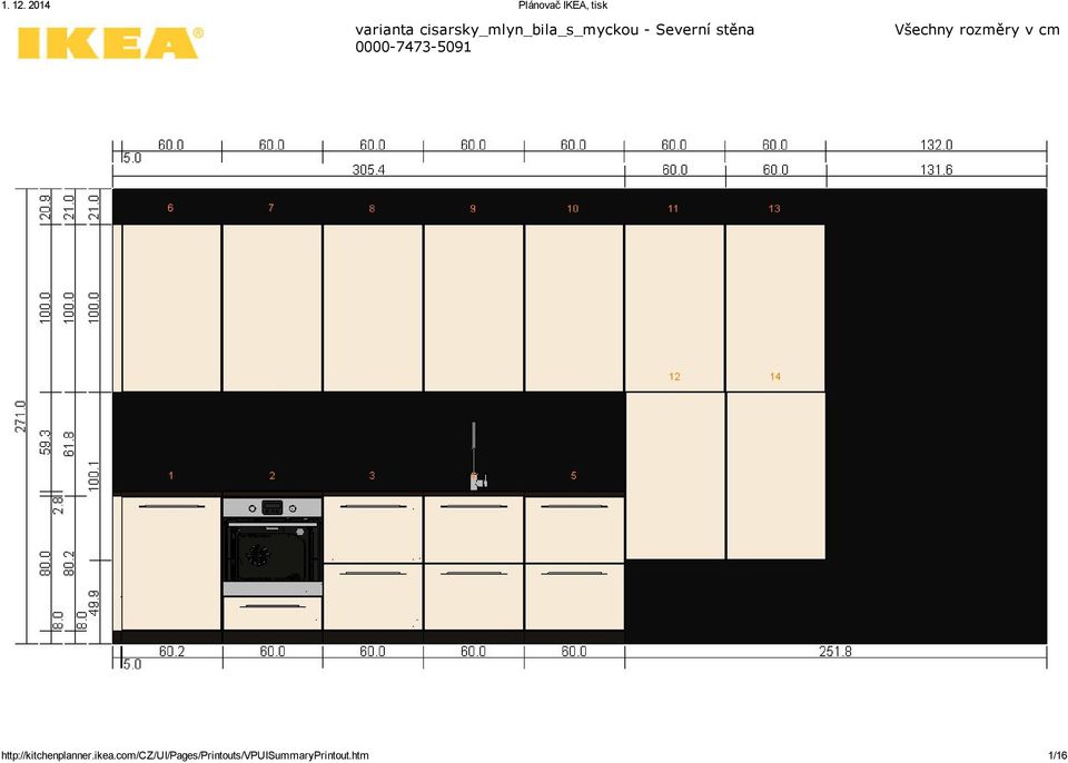 rozměry v cm http://kitchenplanner.ikea.