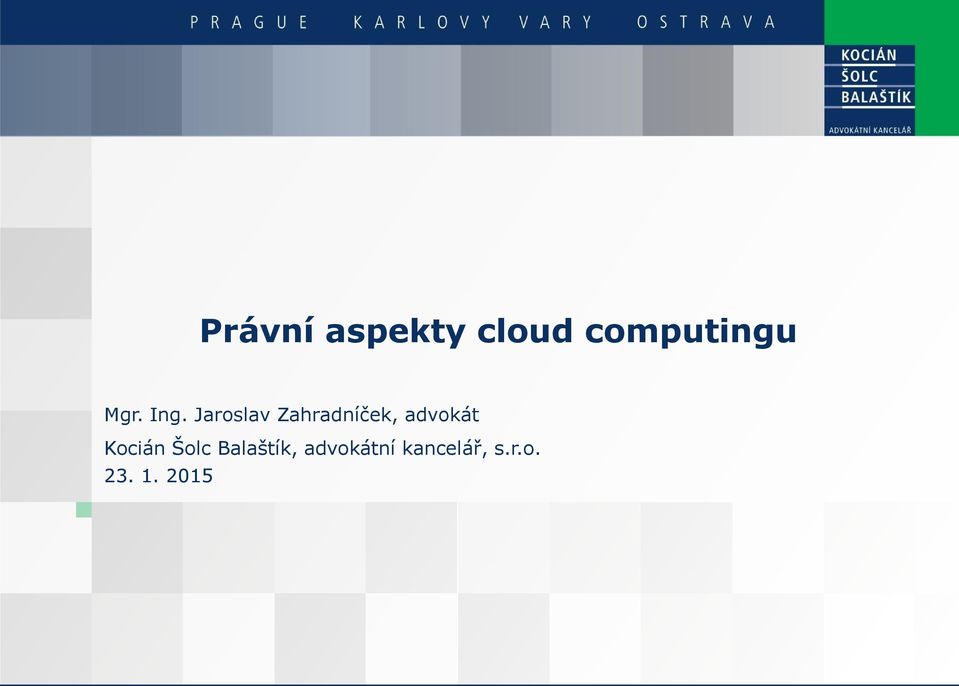 Jaroslav Zahradníček, advokát