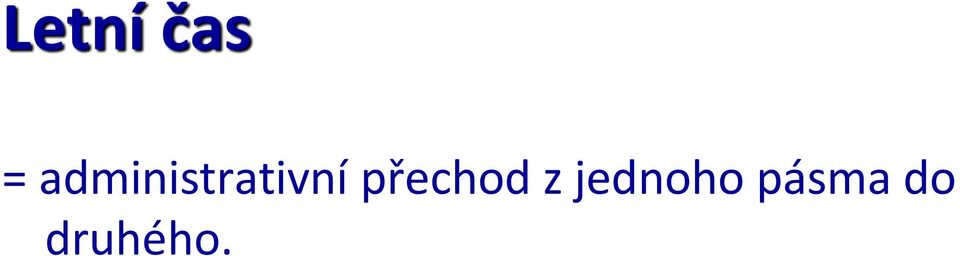 přechod z