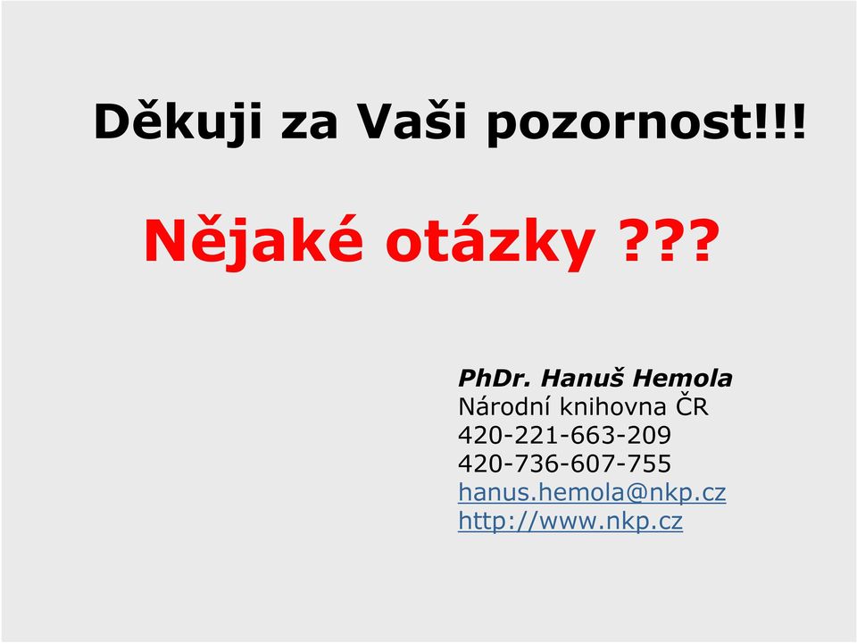 Hanuš Hemola Národní knihovna ČR