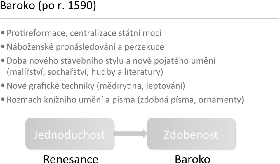 Doba nového stavebního stylu a nově pojatého umění (malířství, sochařství, hudby a