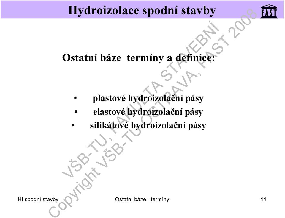 elastovéhydroizolačnípásy