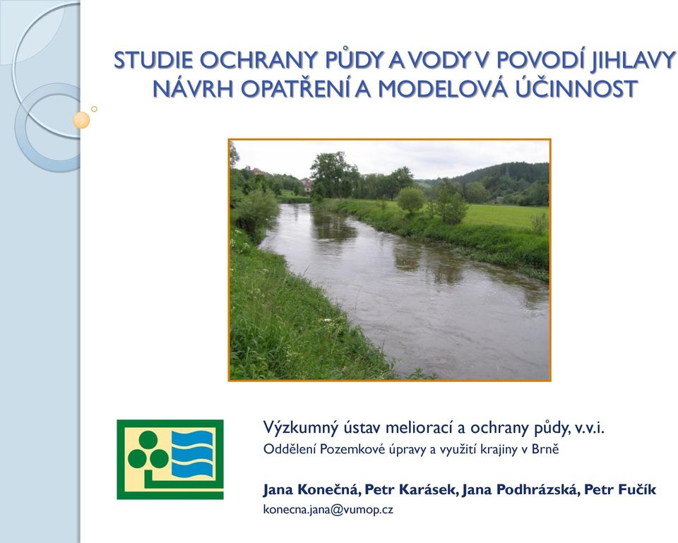 rací a ochrany půdy, v.v.i.