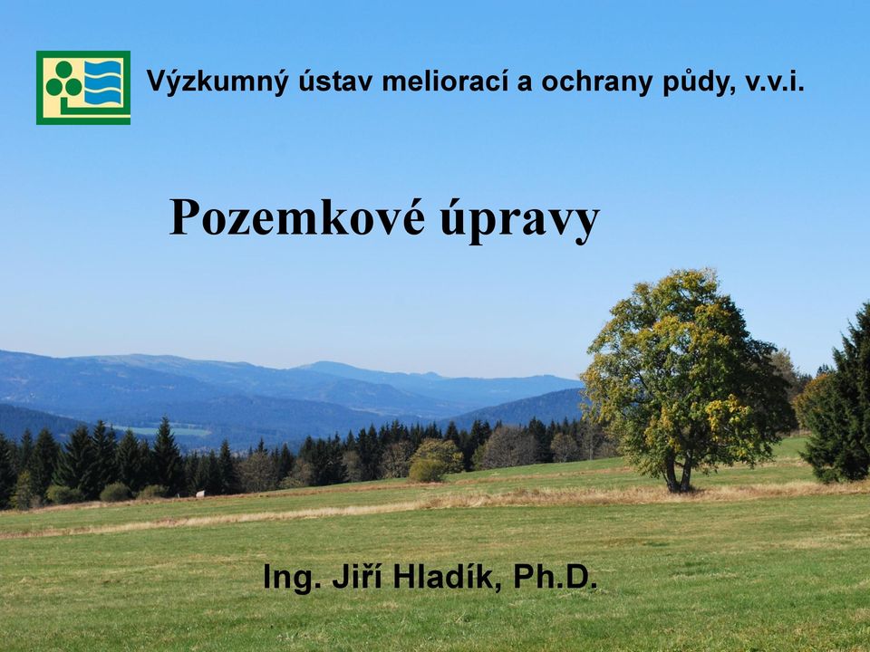 půdy, v.v.i.