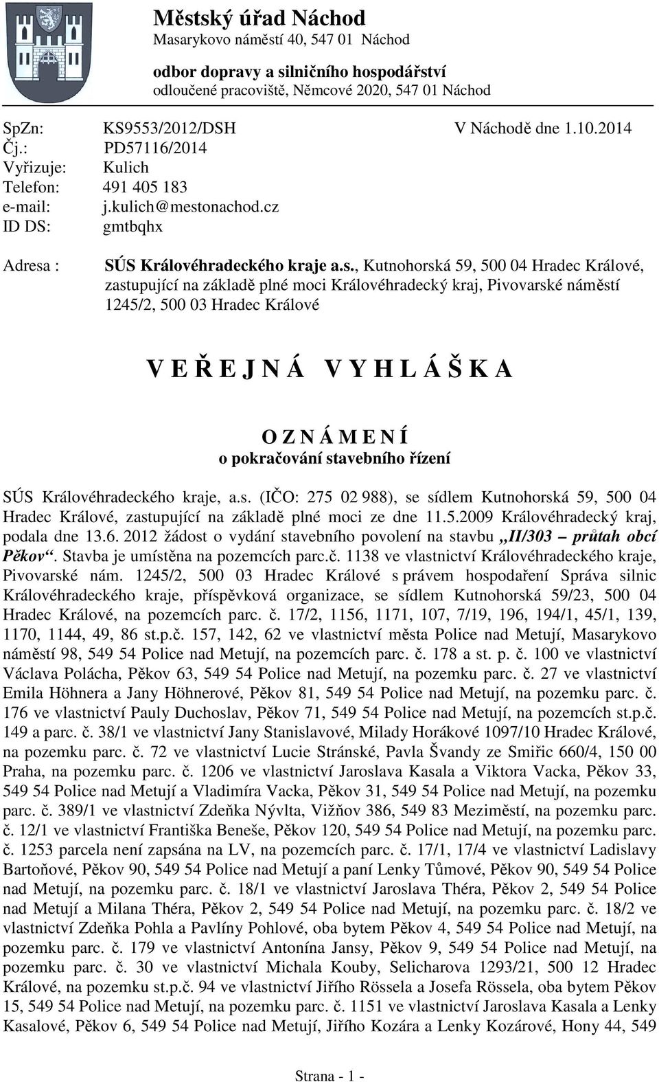 onachod.cz ID DS: gmtbqhx Adresa