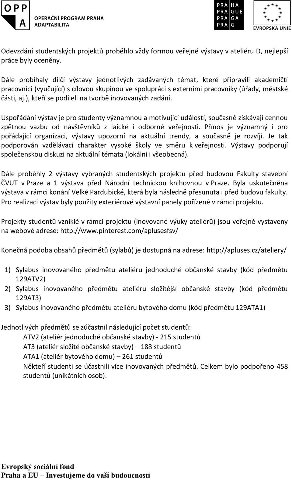 ), kteří se podíleli na tvorbě inovovaných zadání.