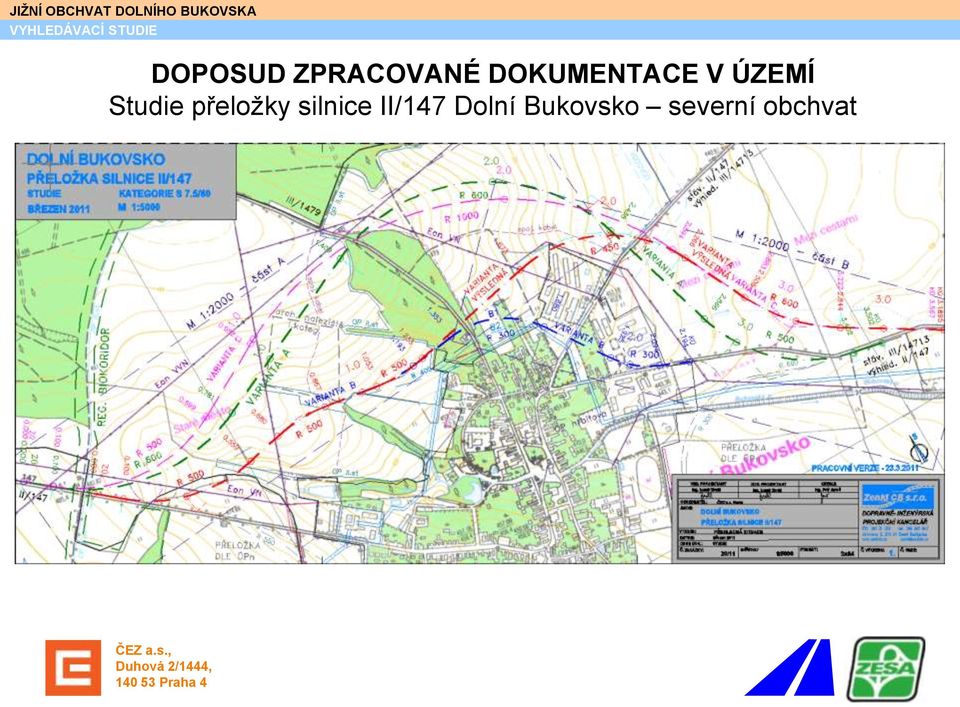 Studie přeložky silnice