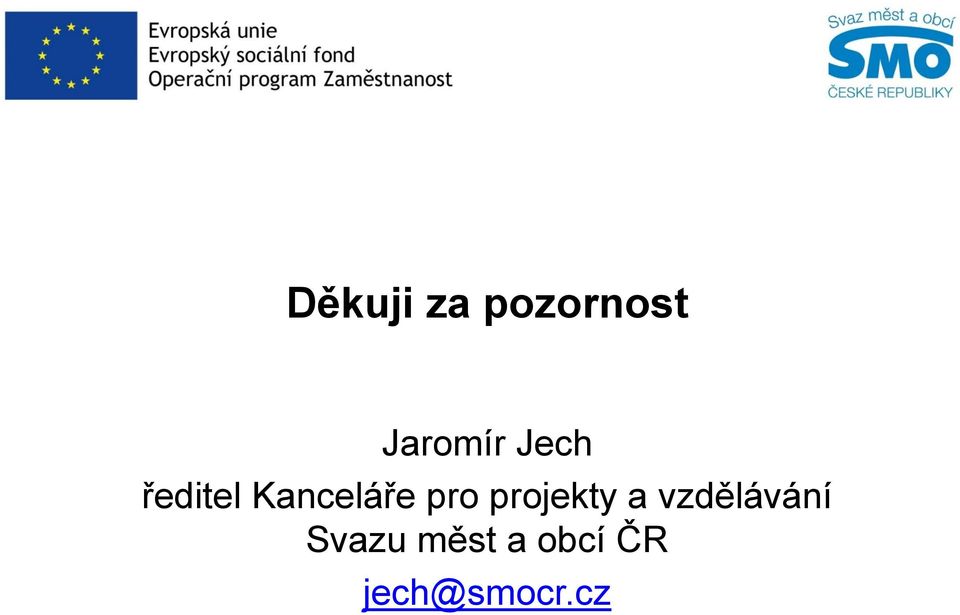 projekty a vzdělávání Svazu