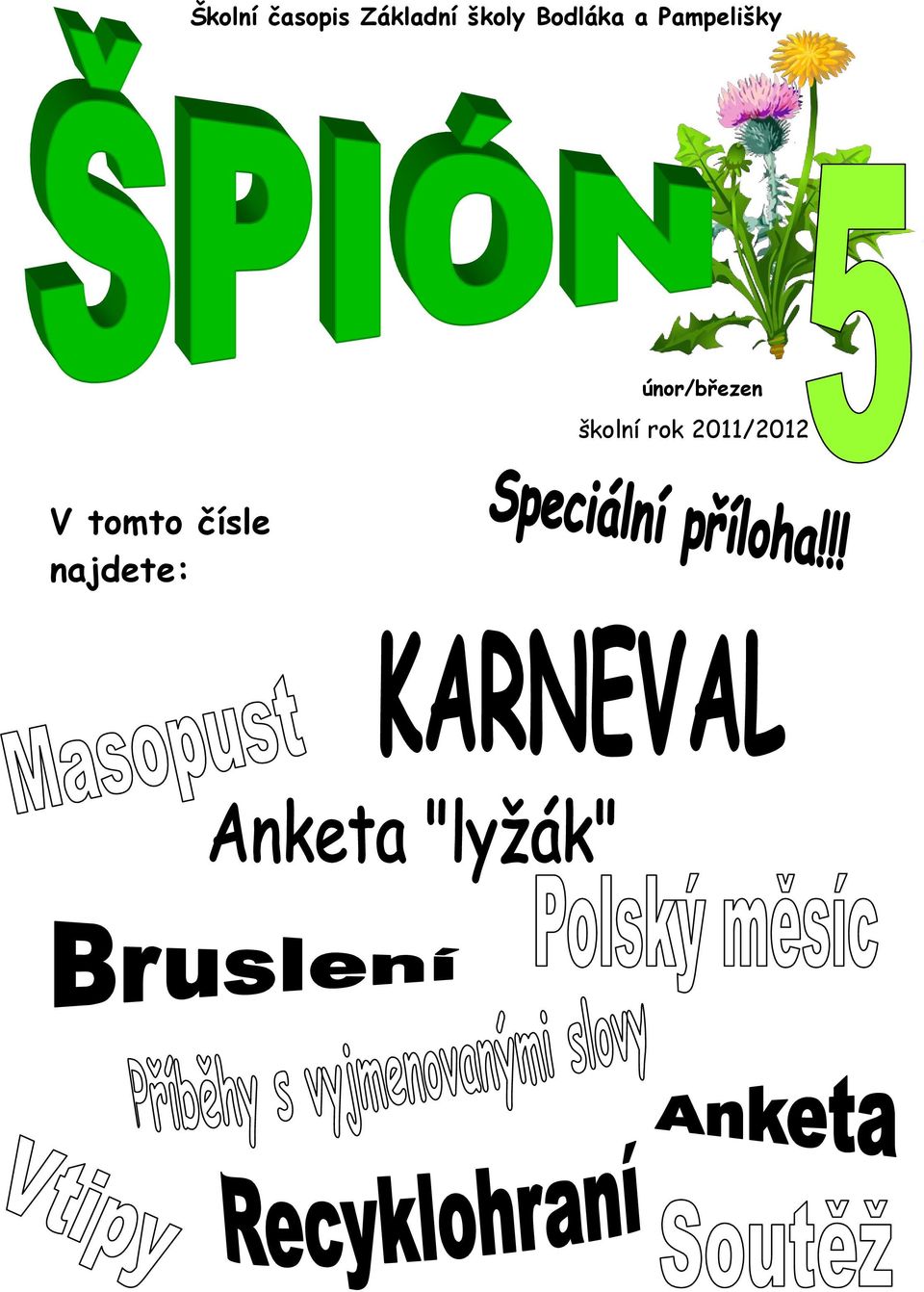 únor/březen školní rok