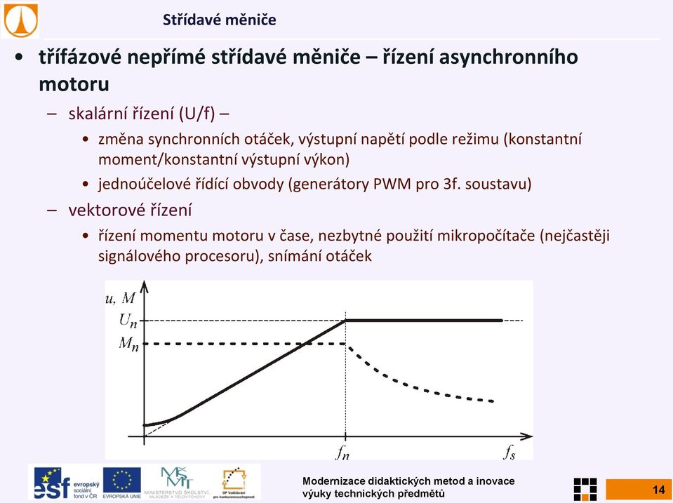 jednoúčelové řídící obvody (generátory PWM pro 3f.