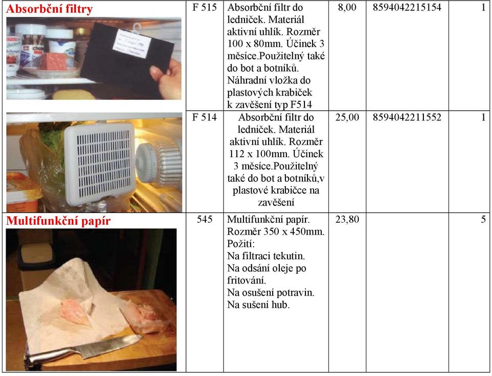 FILTROTECH s.r.o. mobil : fax : Ceník filtrů - PDF Free Download