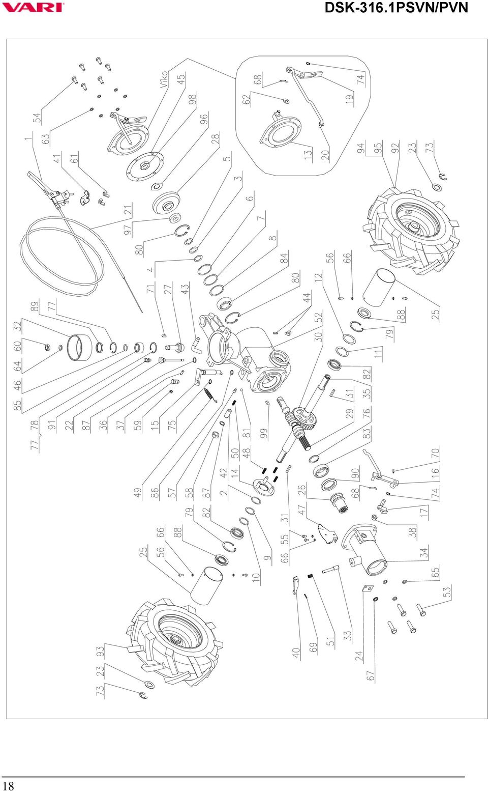 Převodová skříň DSK-316.1PSVN/PVN. Návod k používání - PDF Stažení zdarma