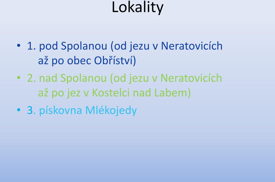 po obec Obříství) 2.