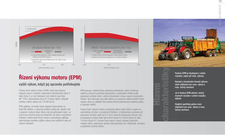 Funkce nabízí v případě potřeby zvýšení výkonu až o 18 kw (25 k).
