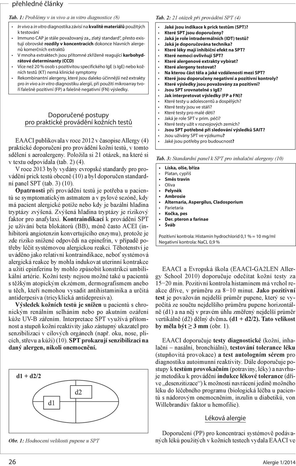 pozitivitou specifického IgE (s IgE) nebo kožních testů (KT) nemá klinické symptomy Rekombinantní alergeny, které jsou daleko účinnější než extrakty pro in vivo a in vitro diagnostiku alergií, při