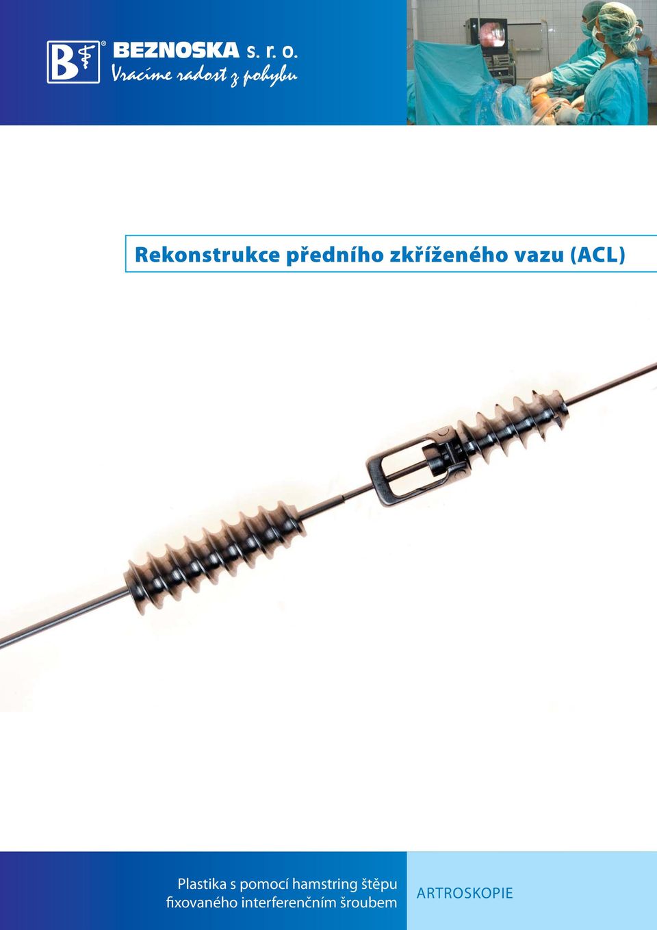 s pomocí hamstring štěpu