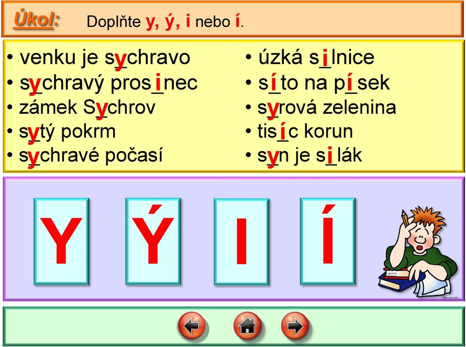 S_chrov y s_tý pokrm s_chravé počasí y y i úzká