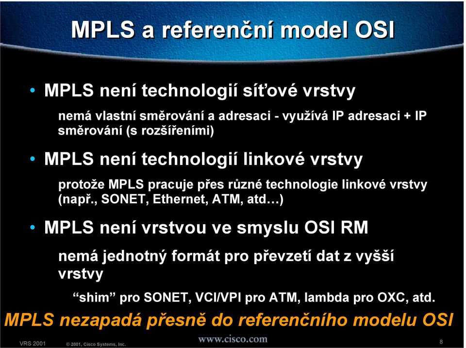 technologie linkové vrstvy (např.