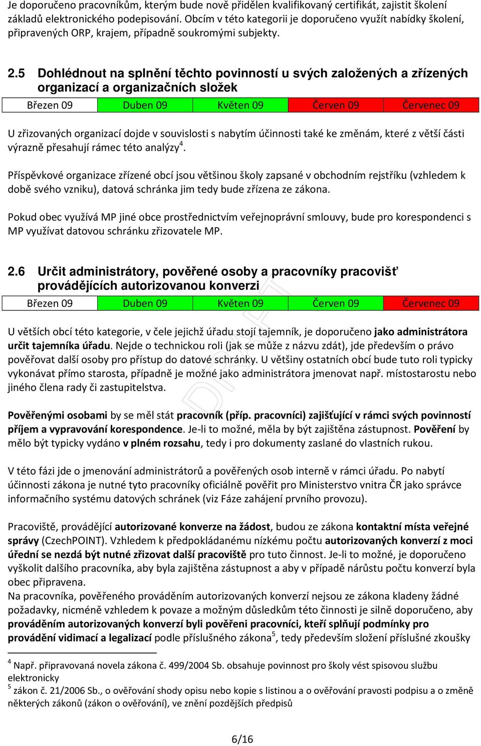 5 Dohlédnout na splnění těchto povinností u svých založených a zřízených organizací a organizačních složek U zřizovaných organizací dojde v souvislosti s nabytím účinnosti také ke změnám, které z