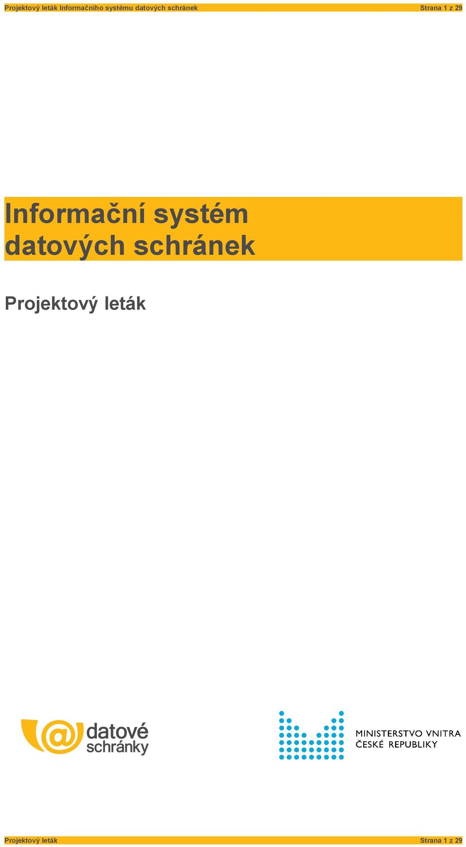 1 z 29 Informační systém 