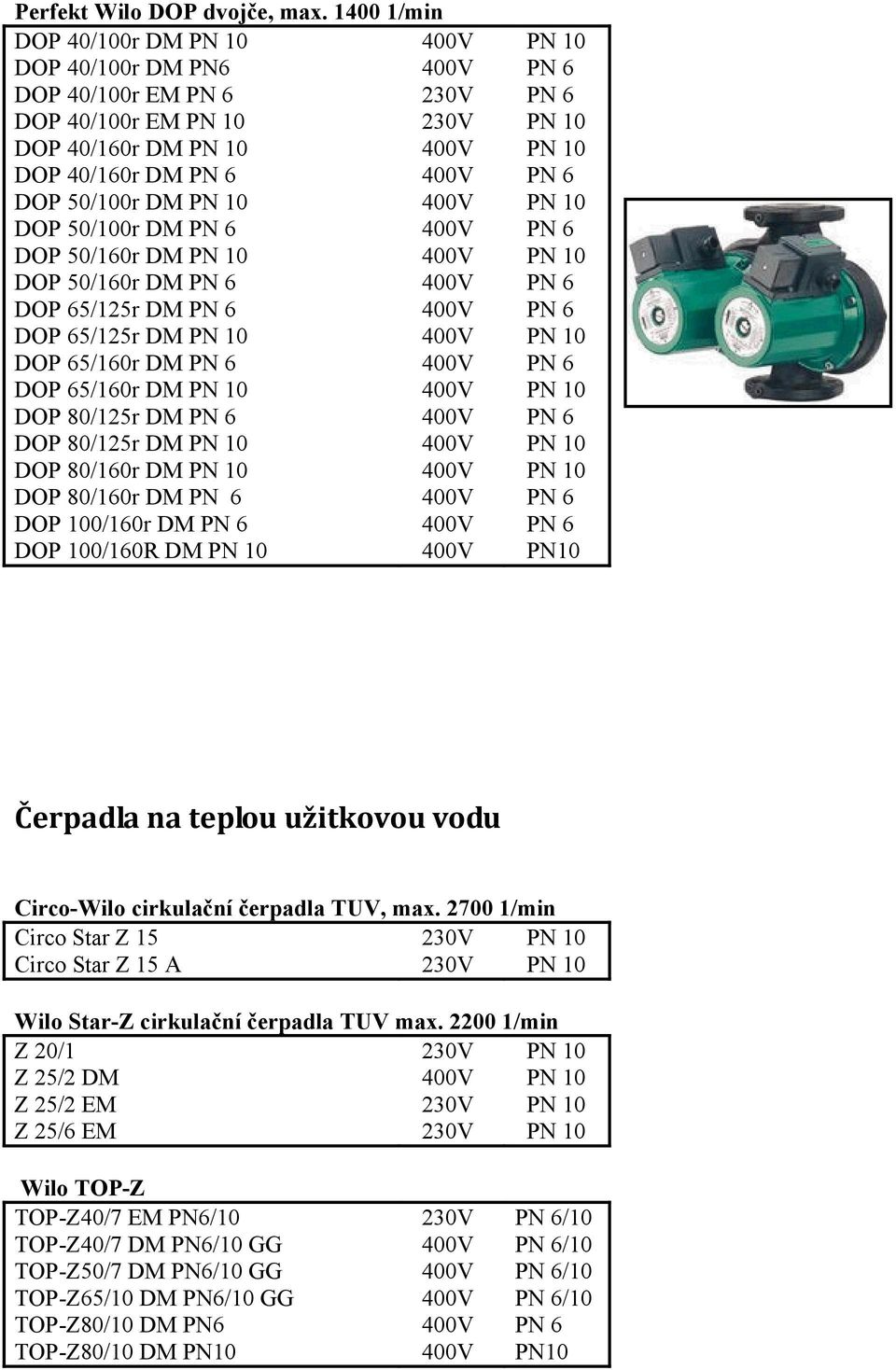 50/100r DM PN 10 400V PN 10 DOP 50/100r DM PN 6 400V PN 6 DOP 50/160r DM PN 10 400V PN 10 DOP 50/160r DM PN 6 400V PN 6 DOP 65/125r DM PN 6 400V PN 6 DOP 65/125r DM PN 10 400V PN 10 DOP 65/160r DM PN