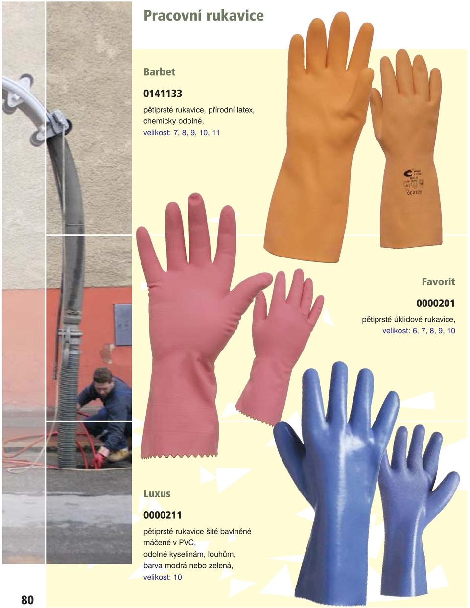 rukavice, velikost: 6, 7, 8, 9, 10 Luxus 0000211 ité