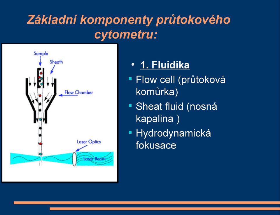 Fluidika Flow cell (průtoková